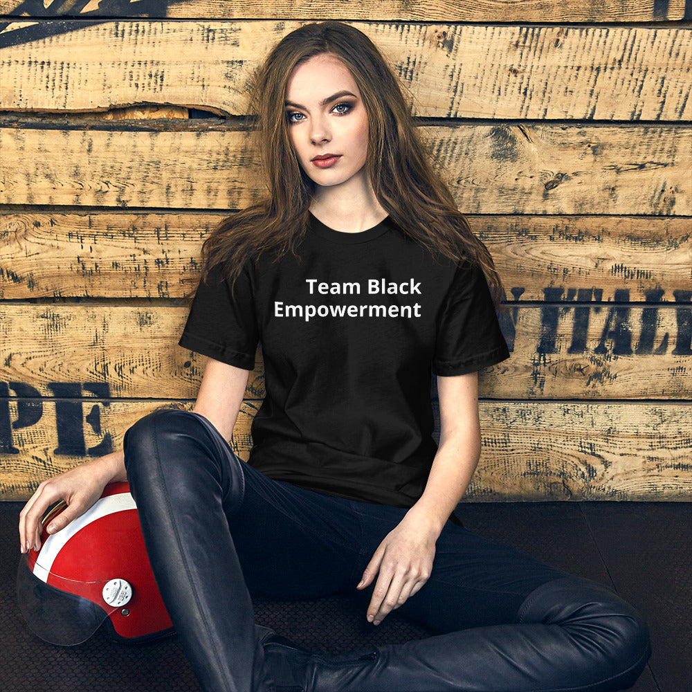 Team Black Empowerment t-shirt