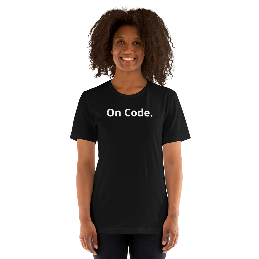On Code. t-shirt