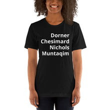 Load image into Gallery viewer, Dorner Chesimard Nichols Muntaqim t-shirt
